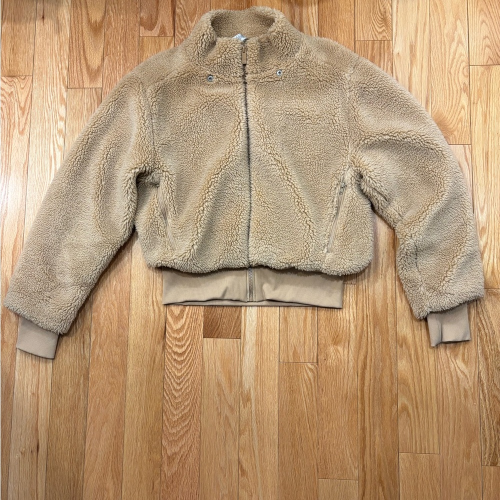 Iconic ALO Tan Sherpa Jacket